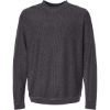 Custom Unisex Corded Crewneck Sweatshirt Black