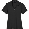 Custom Womens Pima Piqué Polo Black