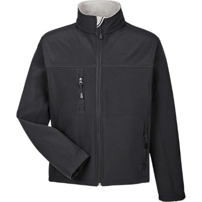 Custom Mens Soft Shell Jacket Black