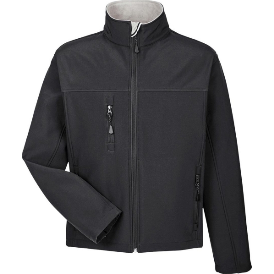Custom Mens Soft Shell Jacket Black