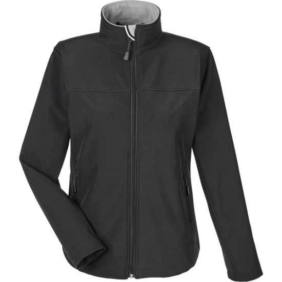 Custom Womens Soft Shell Jacket Black