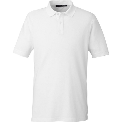 Custom Mens New Classics® Performance Polo White