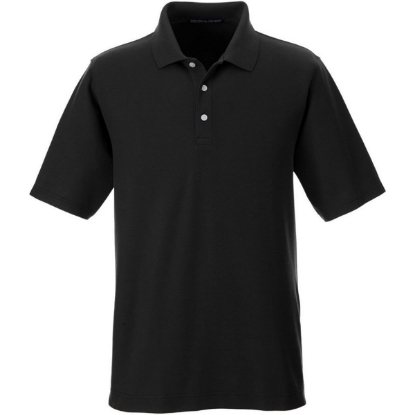 Custom Mens Tall DRYTEC20™ Performance Polo Black
