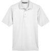 Custom Mens CrownLux Performance® Plaited Polo White