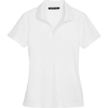 Custom Womens CrownLux Performance® Plaited Polo White