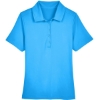 Custom Womens CrownLux Performance® Range Flex Polo Ocean Blue