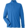 Custom Mens New Classics® Performance Quarter-Zip Pullover French Blue