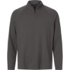 Custom Mens Seaton Pebble Textured Quarter-Zip Pullover Graphite