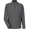 Custom Mens CrownLux Performance® Windsor Welded Quarter-Zip Pullover Graphite