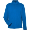Custom Mens Raleigh Stretch Quarter-Zip Pullover French Blue