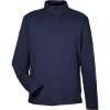 Custom Mens Raleigh Stretch Quarter-Zip Pullover Navy