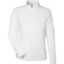 Custom Womens Raleigh Stretch Quarter-Zip Pullover White