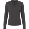Custom Womens New Classics V-Neck Sweater Graphite