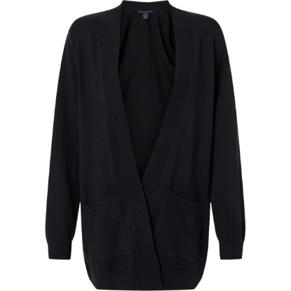 Custom Womens New Classics Open Cardigan Sweater Black