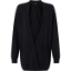 Custom Womens New Classics Open Cardigan Sweater Black