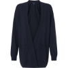 Custom Womens New Classics Open Cardigan Sweater Navy