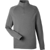 Custom Mens New Classics® Charleston Quarter-Zip Pullover Graphite Melange