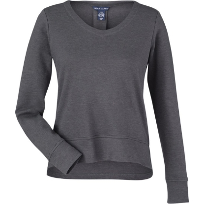 Custom Womens New Classics® Charleston Pullover Black Melange