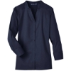 Custom Womens Crown Collection® Stretch Broadcloth Three-Quarter Sleeve Blouse Navy