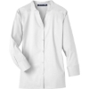 Custom Womens Crown Collection® Stretch Broadcloth Three-Quarter Sleeve Blouse White