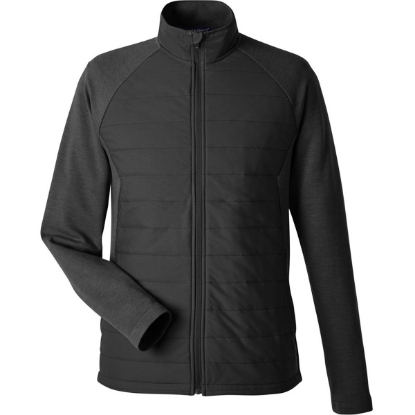 Custom Mens New Classics® Charleston Hybrid Jacket Black/ Melange Black
