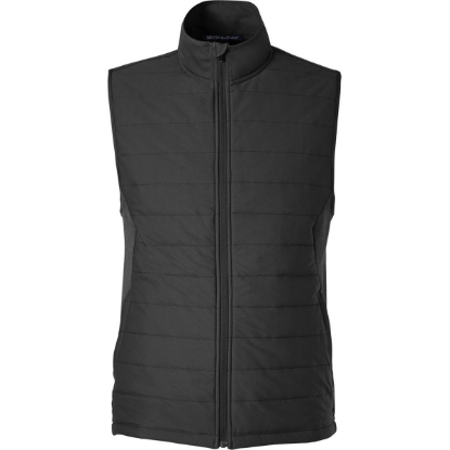Custom Mens New Classics® Charleston Hybrid Vest Black/ Melange Black