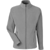 Custom Mens CrownLux Performance® Fleece Full-Zip Jacket Graphite