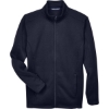 Custom Mens Bristol Full-Zip Sweater Fleece Jacket Navy