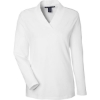 Custom Womens Raleigh Shawl Collar Knit Top White