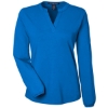 Custom Womens Raleigh Half-Placket Knit Top French Blue