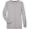 Custom Womens Perfect Fit™ Ribbon Cardigan Grey Heather
