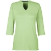 Custom Womens Perfect Fit™ Tailored Open Neckline Top Lime