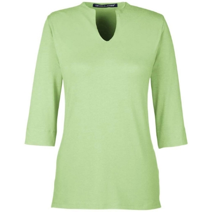 Custom Womens Perfect Fit™ Tailored Open Neckline Top Lime