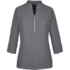 Custom Womens Perfect Fit™  Three-Quarter Sleeve Crepe Tunic Graphite