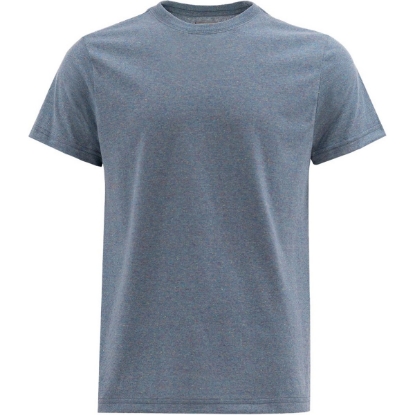 Custom Mens Eco T-Shirt Blue Rainbow