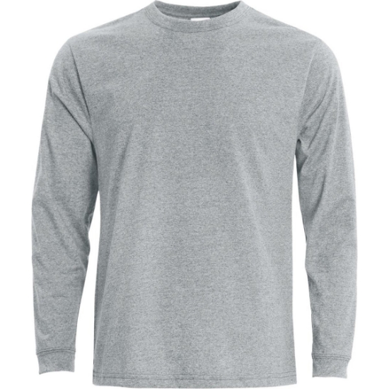 Custom Unisex Eco Long Sleeve T-Shirt Ash