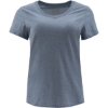 Custom Womens Eco T-Shirt Blue Rainbow
