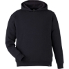 Custom Unisex Reclaimist Fiber Hooded Sweatshirt Black