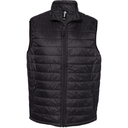 Custom Mens Puffer Vest Black