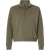 Custom Womens Perform Quarter-Zip Pullover Pine