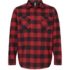 Custom Unisex Flannel Shirt Red/ Black