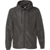 Custom Mens Lightweight Windbreaker Full-Zip Jacket Graphite
