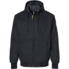 Custom Mens Insulated Canvas Workwear Jacket Black