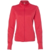 Custom Womens Poly-Tech Full-Zip Track Jacket Coral