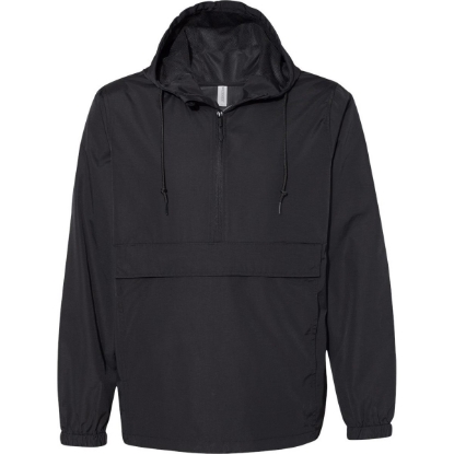 Custom Mens Nylon Anorak Black