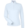 Custom Womens Wells Tech Quarter-Zip Pullover Dream/ White