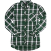 Custom Womens Flannel Shirt Green/ White