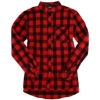 Custom Womens Flannel Shirt Red/ Black Buffalo