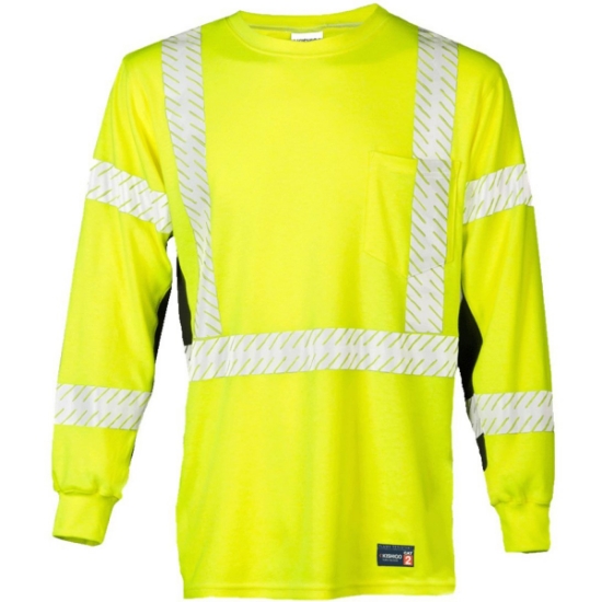 Custom Unisex FR Long Sleeve T-Shirt Lime