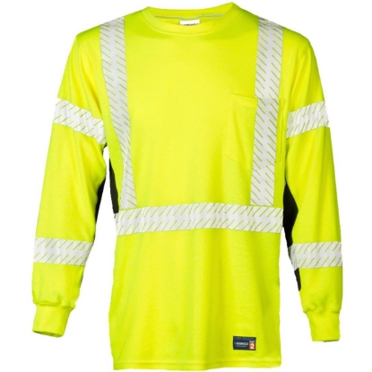 Custom Unisex Tall FR Long Sleeve T-Shirt Lime